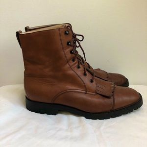 Vintage Gucci Lace Up Kiltie Boots 6.5